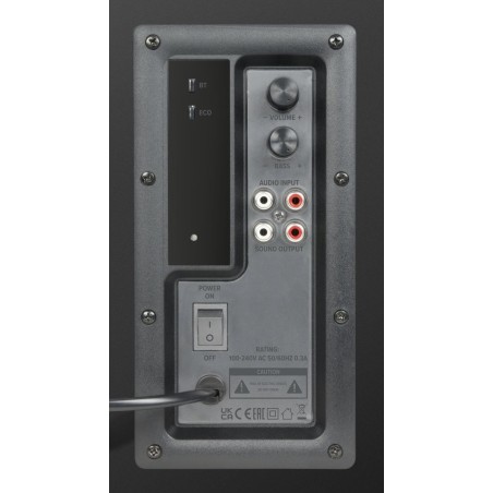 Experience Immersive Sound with Speedlink GRAVITY 2.1 Subwoofer System - Sleek Black Design | Product Code: 4027301359800